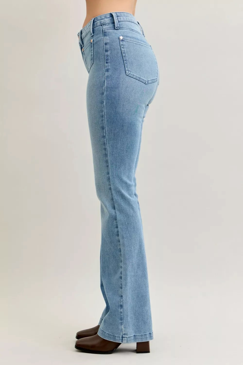 Judy Blue Full Size Mid Rise Bootcut-Free Shipping - aurelia-clothing-8955