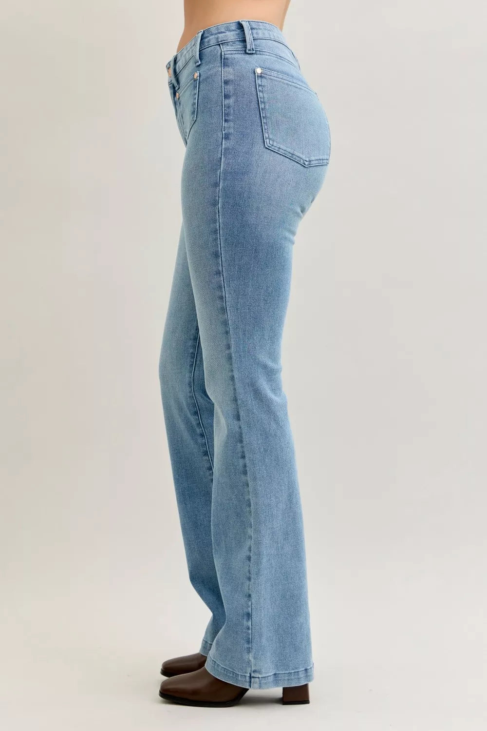 Judy Blue Full Size Mid Rise Bootcut-Free Shipping - aurelia-clothing-8955