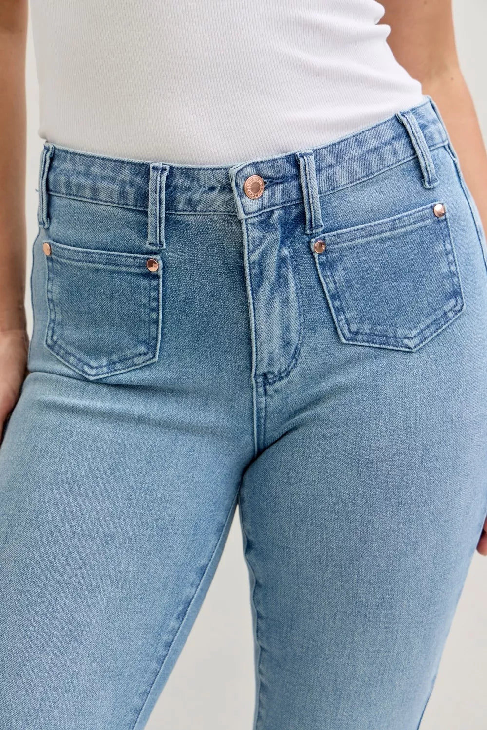 Judy Blue Full Size Mid Rise Bootcut-Free Shipping - aurelia-clothing-8955