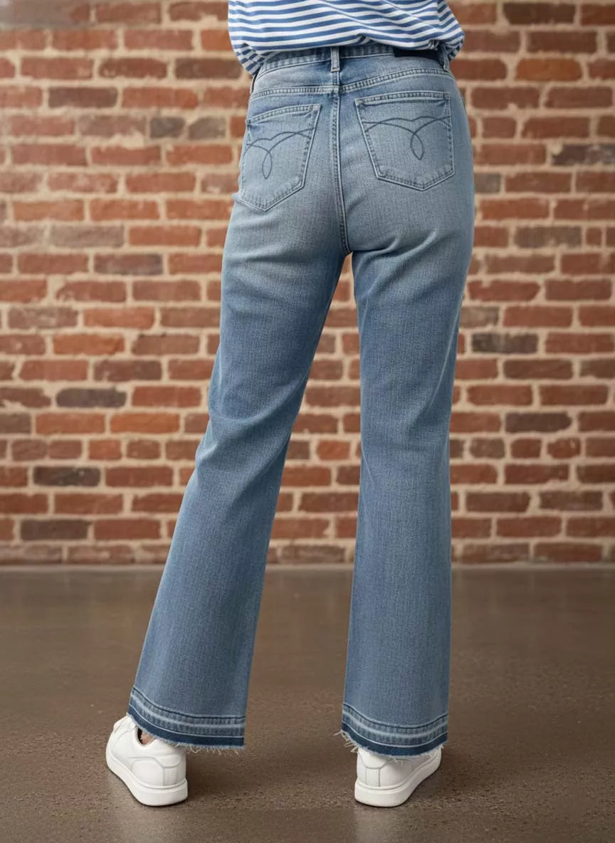 Judy Blue Full Size Mid Rise Slim Bootcut-Free Shipping - aurelia-clothing-8955