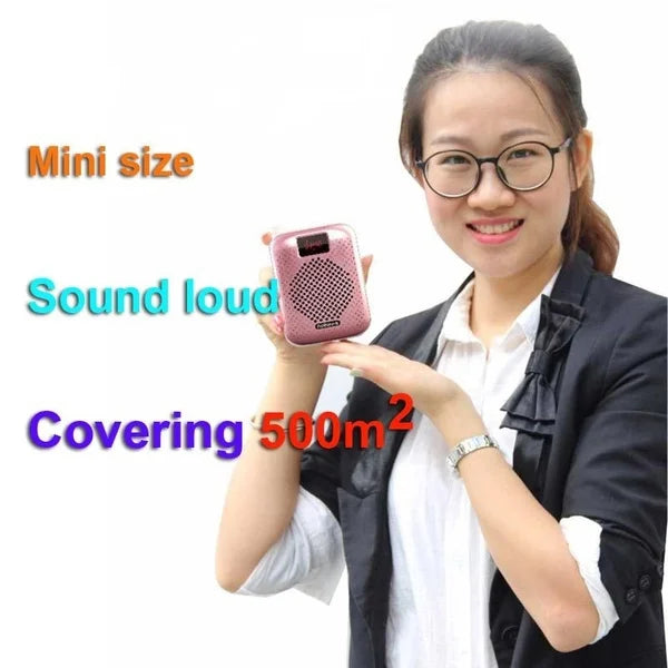 K500 Microphone Bluetooth Loudspeaker Portable Auto Pairing USB Charging Voice Amplifier Megaphone Speaker For Teaching - Free Shipping - aurelia-clothing-8955