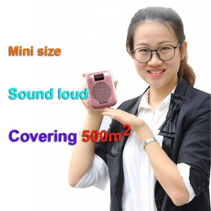 K500 Microphone Bluetooth Loudspeaker Portable Auto Pairing USB Charging Voice Amplifier Megaphone Speaker For Teaching - Free Shipping - aurelia-clothing-8955