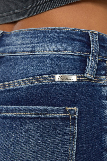Kancan Full Size Cats Whiskers Button Fly Denim Shorts - aurelia-clothing-8955