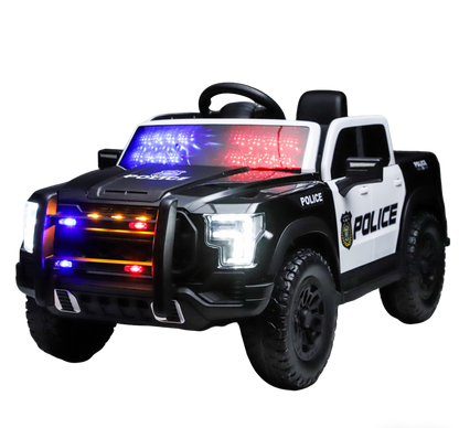 Kids Ride On Police Car, 12V Electric Vehicle-Free Shipping - aurelia-clothing-8955