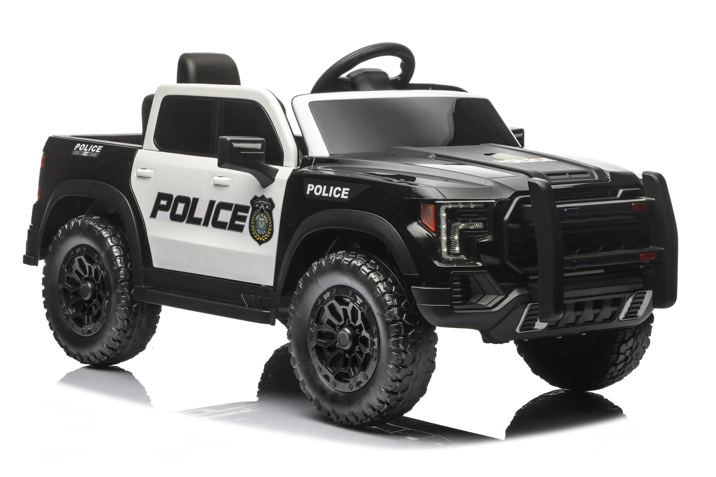 Kids Ride On Police Car, 12V Electric Vehicle-Free Shipping - aurelia-clothing-8955