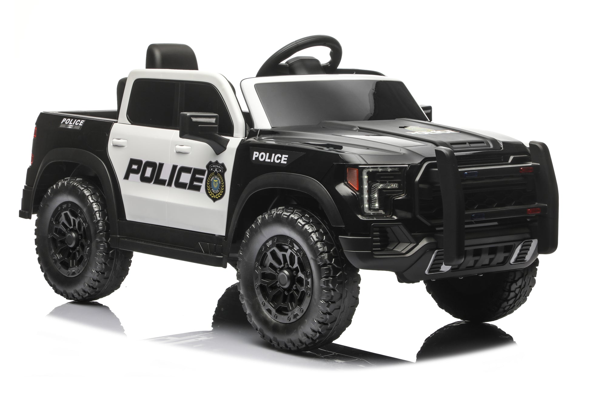 Kids Ride On Police Car, 12V Electric Vehicle-Free Shipping - aurelia-clothing-8955