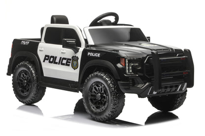 Kids Ride On Police Car, 12V Electric Vehicle-Free Shipping - aurelia-clothing-8955