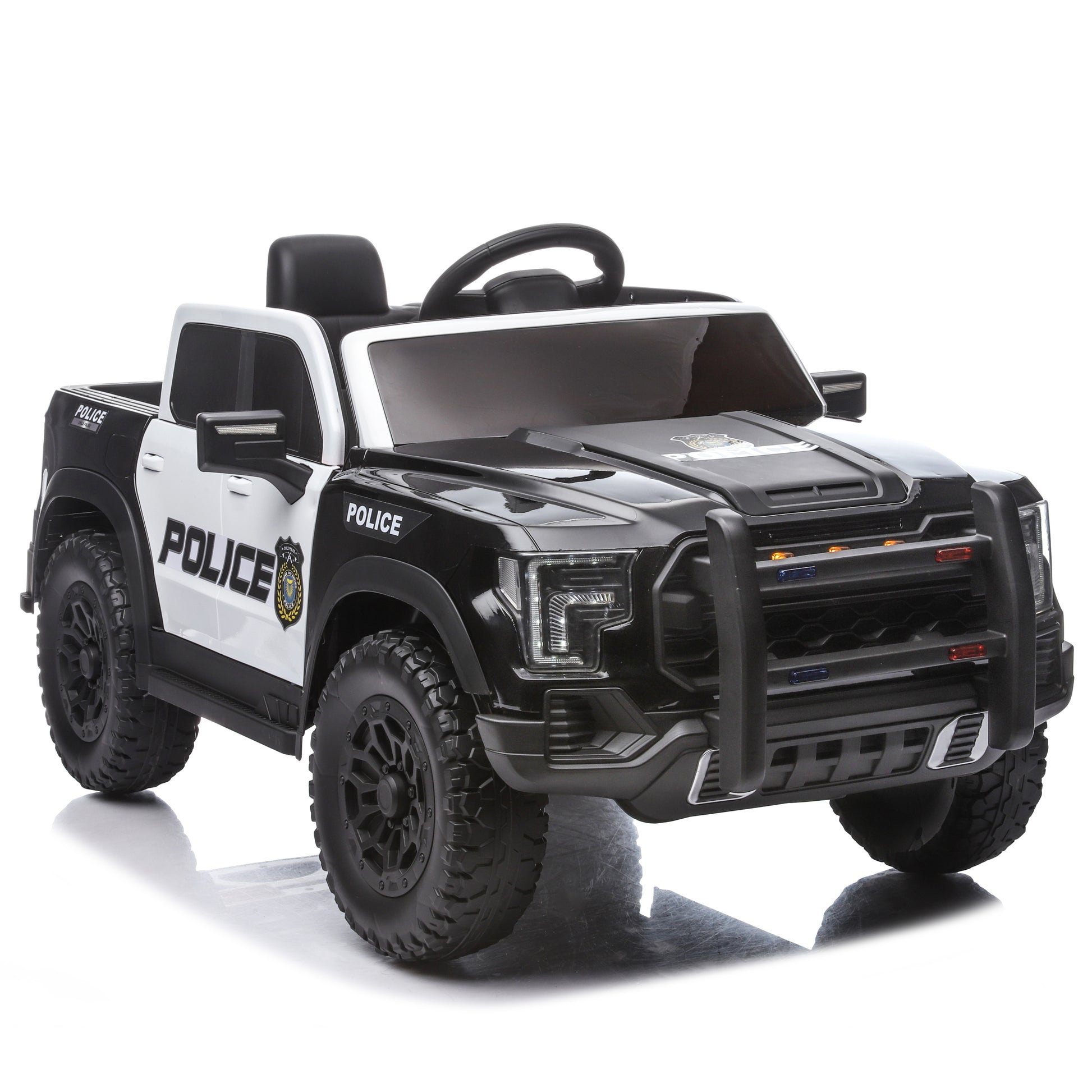 Kids Ride On Police Car, 12V Electric Vehicle-Free Shipping - aurelia-clothing-8955