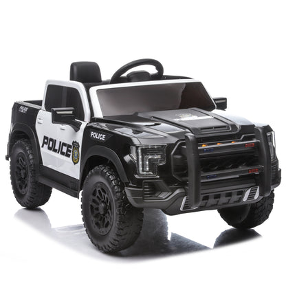 Kids Ride On Police Car, 12V Electric Vehicle-Free Shipping - aurelia-clothing-8955