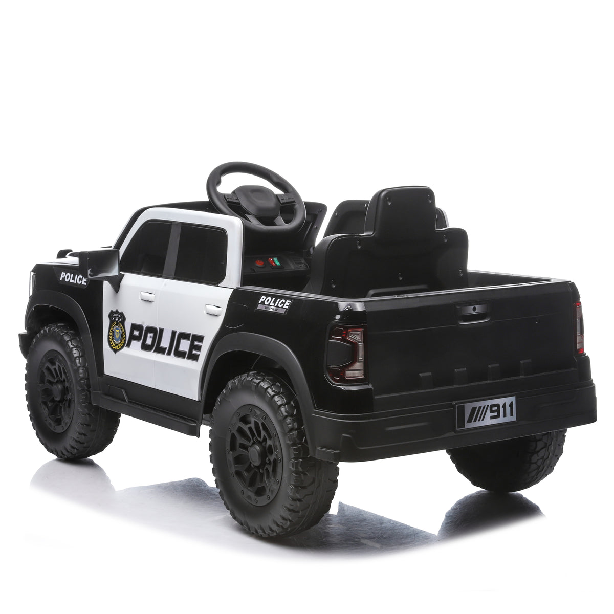 Kids Ride On Police Car, 12V Electric Vehicle-Free Shipping - aurelia-clothing-8955