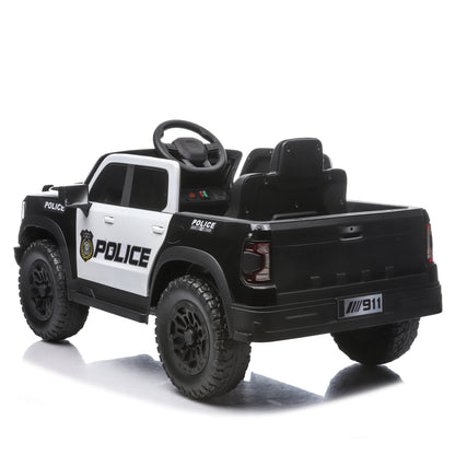 Kids Ride On Police Car, 12V Electric Vehicle-Free Shipping - aurelia-clothing-8955