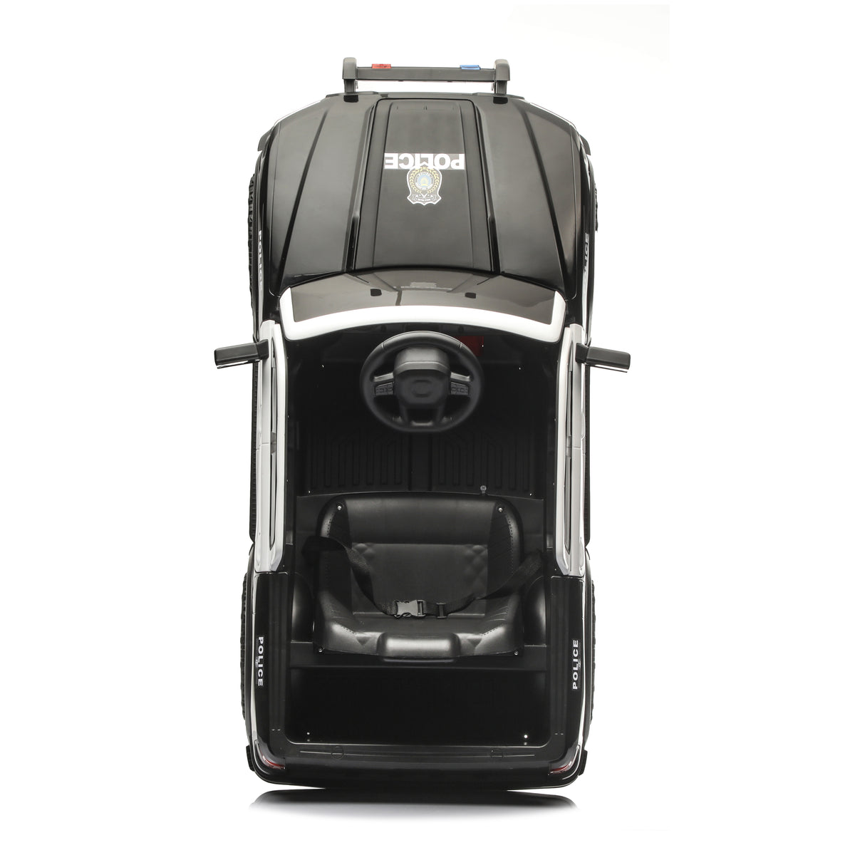 Kids Ride On Police Car, 12V Electric Vehicle-Free Shipping - aurelia-clothing-8955