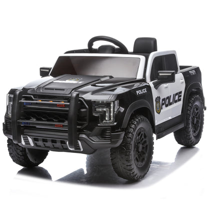 Kids Ride On Police Car, 12V Electric Vehicle-Free Shipping - aurelia-clothing-8955