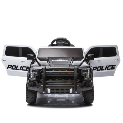 Kids Ride On Police Car, 12V Electric Vehicle-Free Shipping - aurelia-clothing-8955