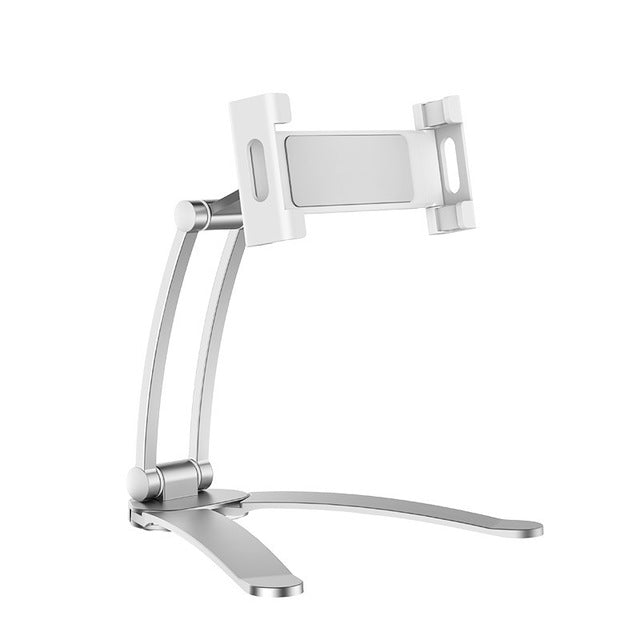 Kitchen Tablet Stand Wall Desk Tablet Mount Stand Fit For 5-10.5 inch Width Tablet  Metal Bracket Smartphones Holders - Free Shipping - aurelia-clothing-8955