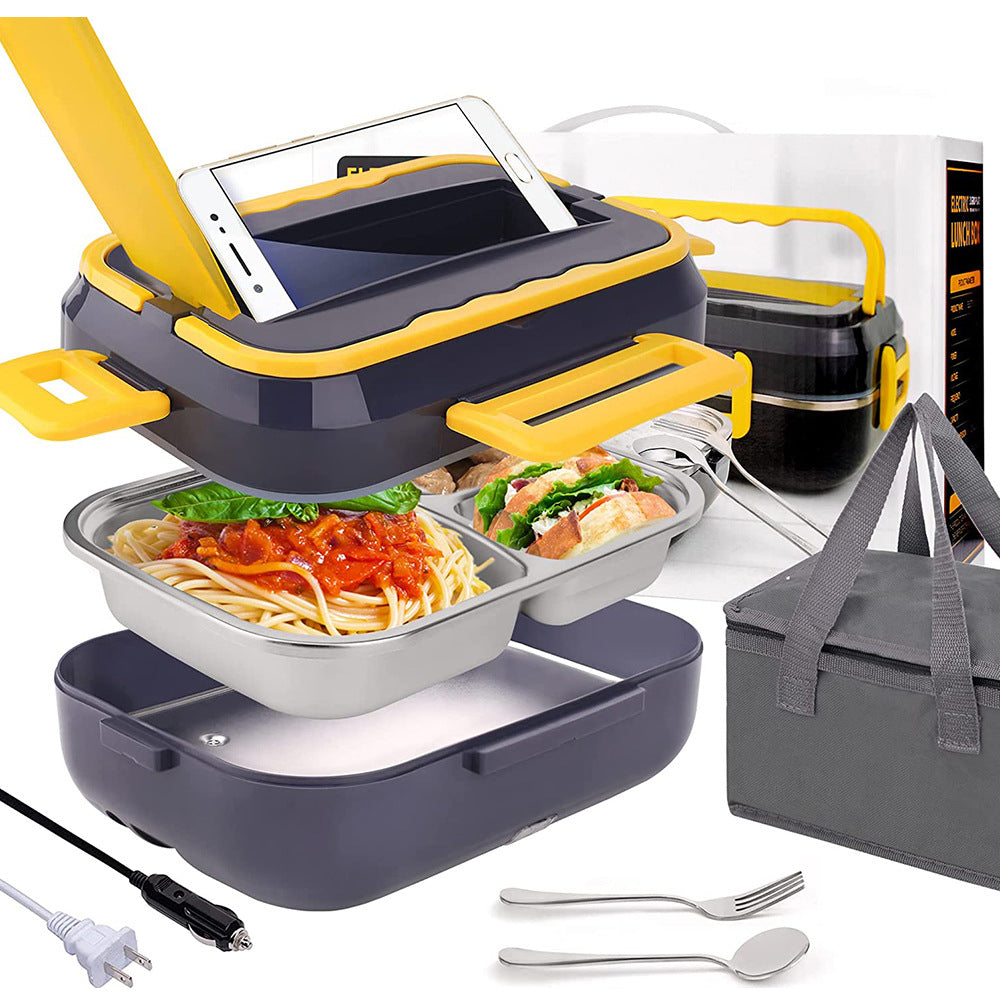 Kitchen ware 1.5L Cookware Sets Heater Portable Electric Lunch Boxes stainless - Free Shipping - aurelia-clothing-8955