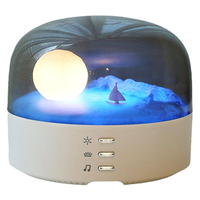 LED Warm Light Table Moon Lamp Decorative Table Light for Reading Room Bedside Living Room Night Light Bluetooth Speaker Lamp - Free Shipping - aurelia-clothing-8955