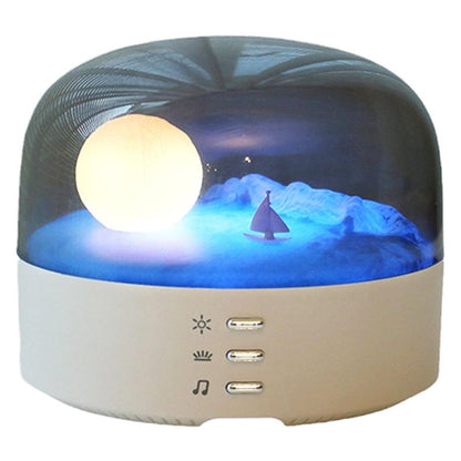 LED Warm Light Table Moon Lamp Decorative Table Light for Reading Room Bedside Living Room Night Light Bluetooth Speaker Lamp - Free Shipping - aurelia-clothing-8955