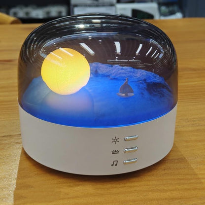 LED Warm Light Table Moon Lamp Decorative Table Light for Reading Room Bedside Living Room Night Light Bluetooth Speaker Lamp - Free Shipping - aurelia-clothing-8955