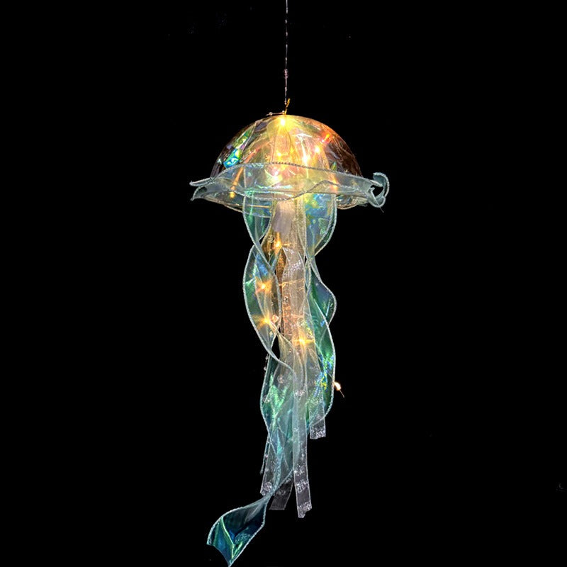 LED decorative hanging jellyfishlight realistic Handmade jelly fish led jellyfish light lantern - Free Shipping - aurelia-clothing-8955