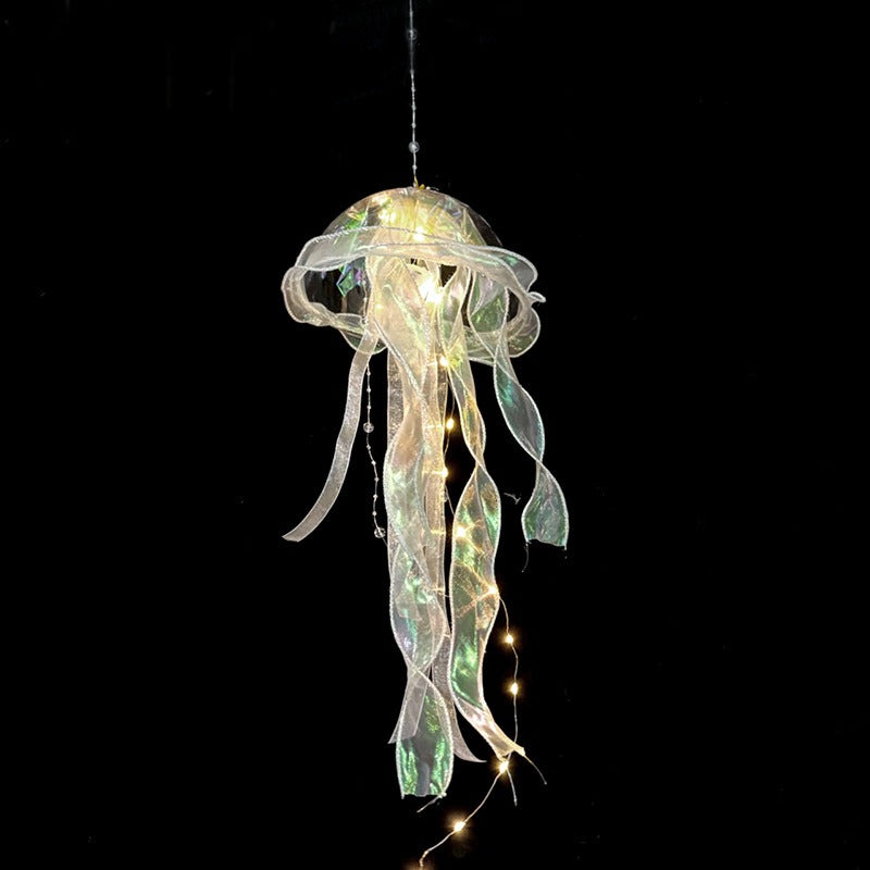 LED decorative hanging jellyfishlight realistic Handmade jelly fish led jellyfish light lantern - Free Shipping - aurelia-clothing-8955