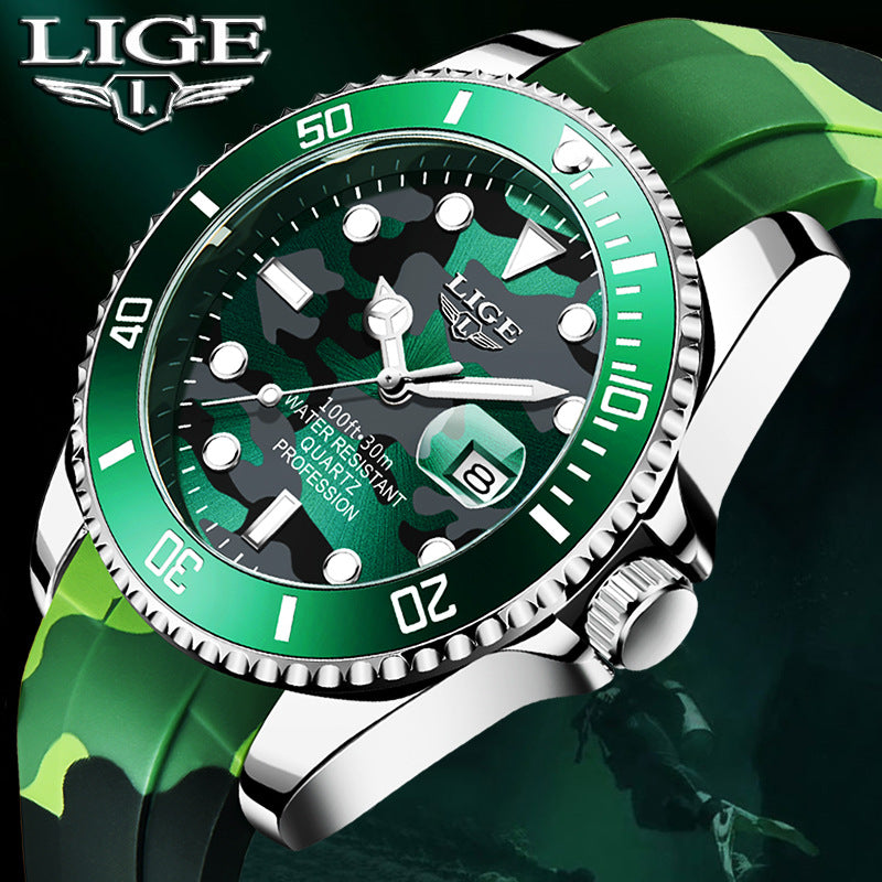 LIGE Mens Quartz Watch-Free Shipping - aurelia-clothing-8955