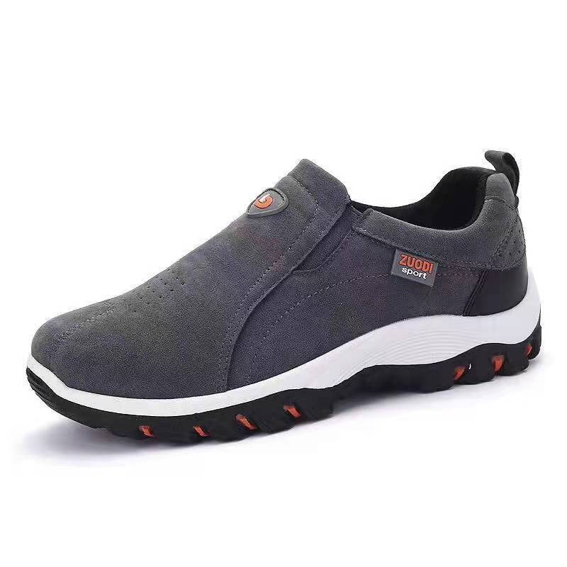Large size outdoor leisure mens shoes, spring and autumn new sports and leisure shoes, fashionable round toe - Free Shipping - aurelia-clothing-8955