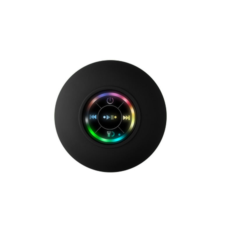 Large suction cup waterproof Bluetooth speaker LED light emitting waterproof bathroom Bluetooth speaker portable Bluetooth speaker - Free Shipping - aurelia-clothing-8955
