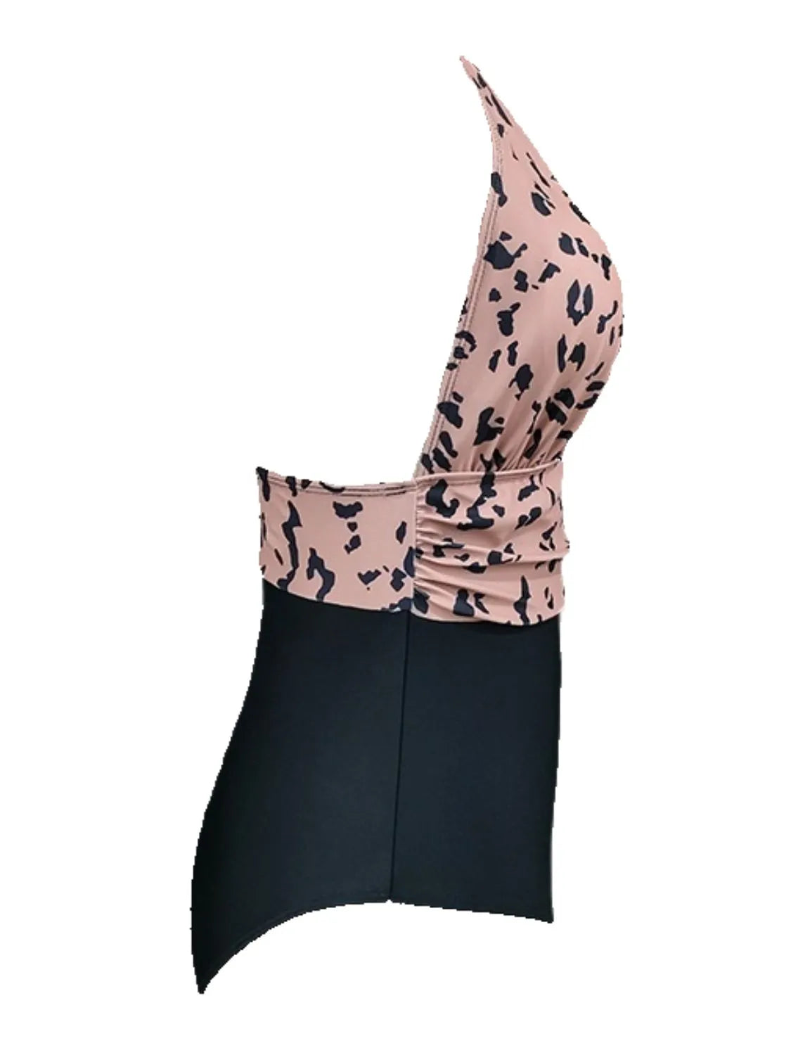 Leopard Halter Neck One-Piece - Free Shipping - aurelia-clothing-8955