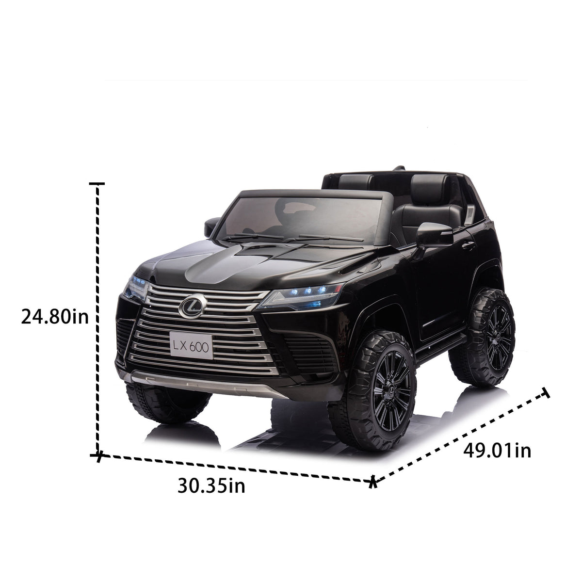 Licensed LEXUS LX600 24V Two-seater Kids Ride On-Free Shipping - aurelia-clothing-8955