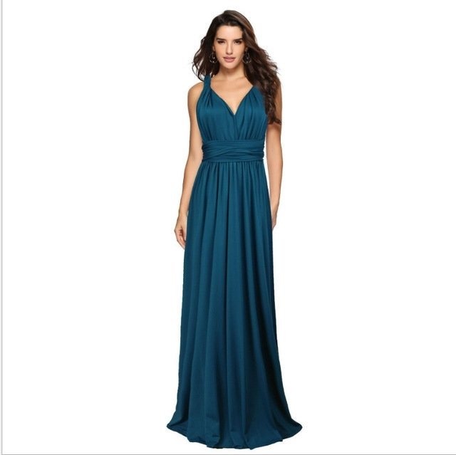 Light Blue Bridesmaid Dresses Country Beach Wedding Dress - Free Shipping - aurelia-clothing-8955