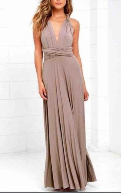 Light Blue Bridesmaid Dresses Country Beach Wedding Dress - Free Shipping - aurelia-clothing-8955
