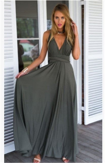 Light Blue Bridesmaid Dresses Country Beach Wedding Dress - Free Shipping - aurelia-clothing-8955