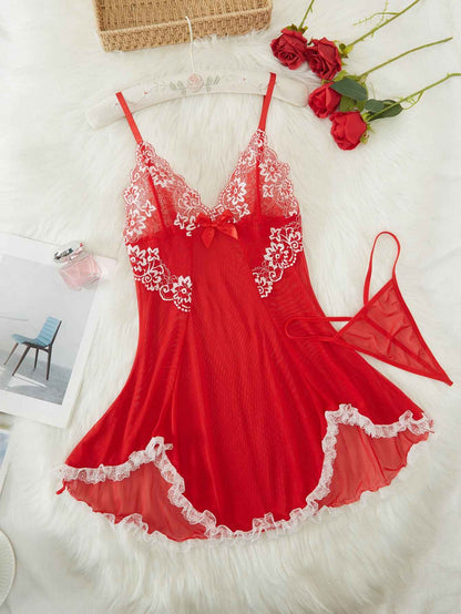 Lingerie Mesh Style Lounge Attire-Free Shipping - aurelia-clothing-8955