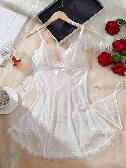 Lingerie Mesh Style Lounge Attire-Free Shipping - aurelia-clothing-8955