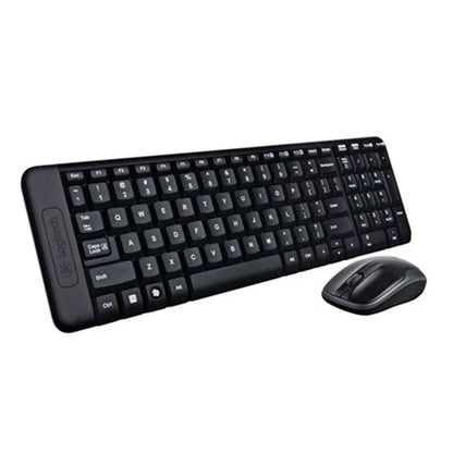Logitech MK220 Wireless Keyboard and Mouse Combo Set Gaming Lap Top Gamer Original Optical Waterproof Ergonomics Keyboard Mouse - Free Shipping - aurelia-clothing-8955