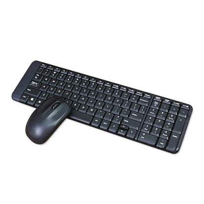 Logitech MK220 Wireless Keyboard and Mouse Combo Set Gaming Lap Top Gamer Original Optical Waterproof Ergonomics Keyboard Mouse - Free Shipping - aurelia-clothing-8955