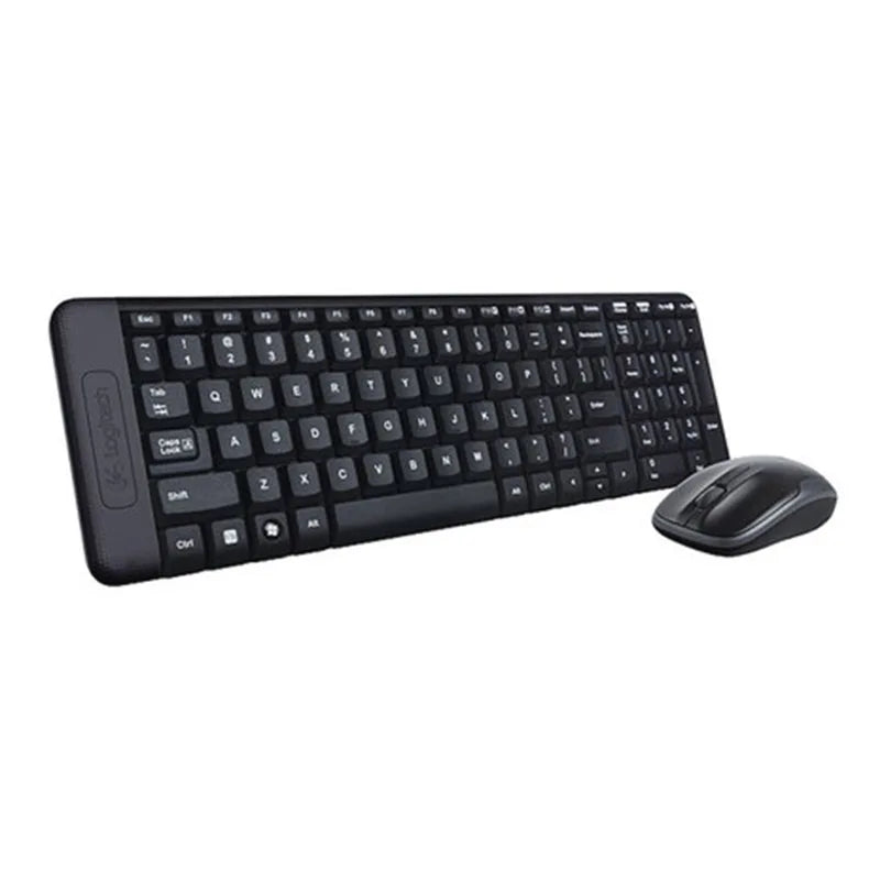 Logitech MK220 Wireless Keyboard and Mouse Combo Set Gaming Lap Top Gamer Original Optical Waterproof Ergonomics Keyboard Mouse - Free Shipping - aurelia-clothing-8955