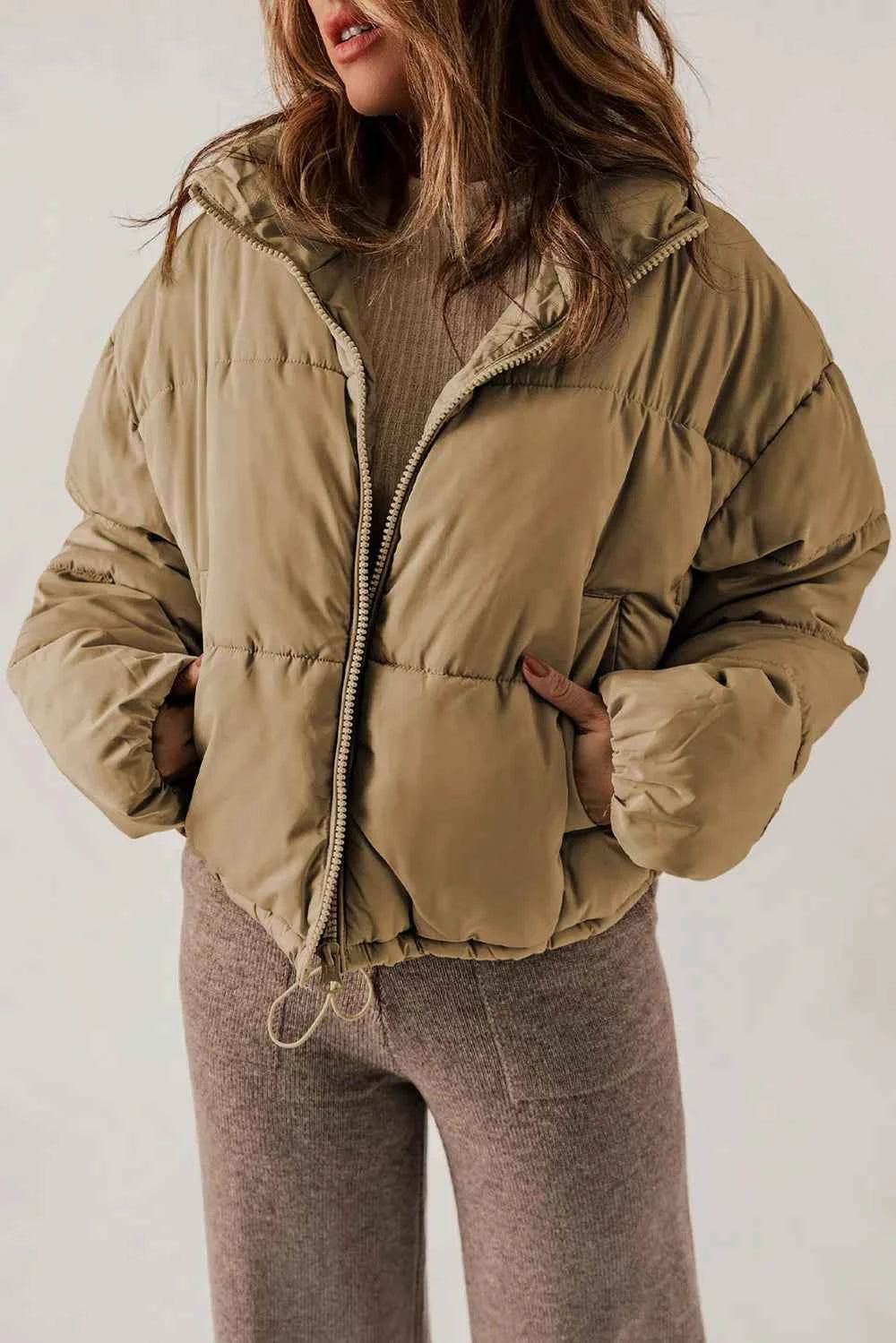 Long Sleeve Winter Coat-Free Shipping - aurelia-clothing-8955