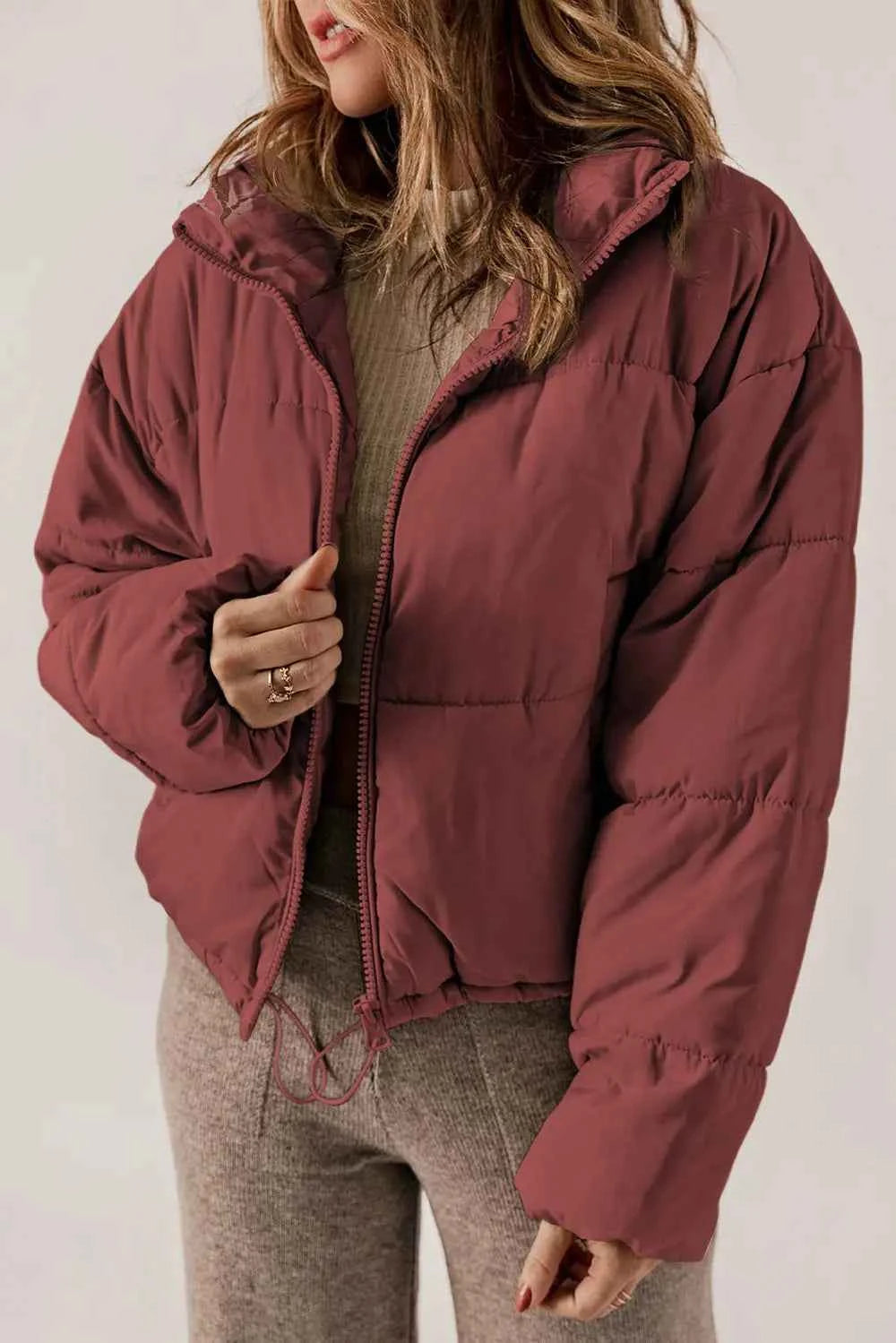 Long Sleeve Winter Coat-Free Shipping - aurelia-clothing-8955