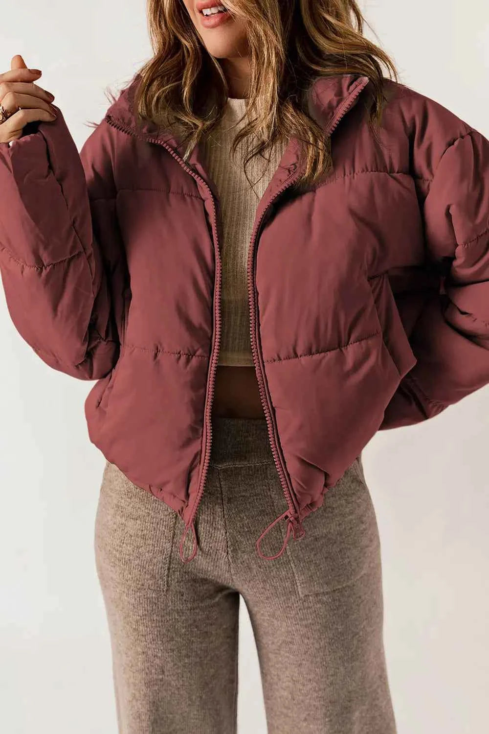 Long Sleeve Winter Coat-Free Shipping - aurelia-clothing-8955