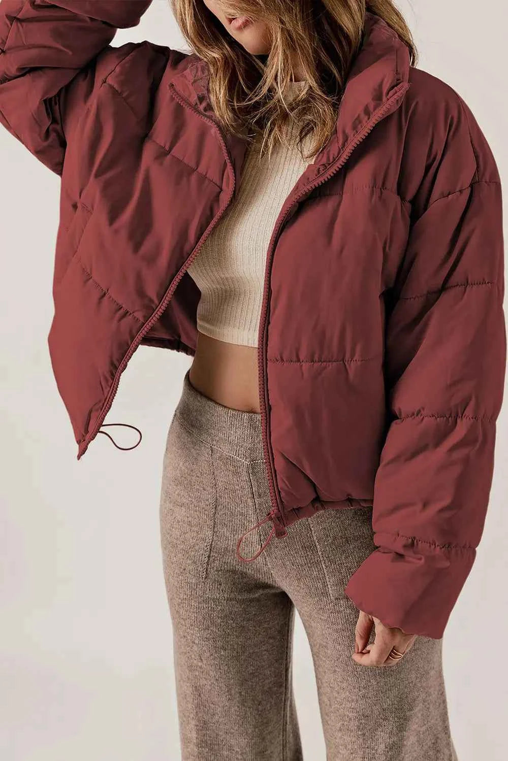 Long Sleeve Winter Coat-Free Shipping - aurelia-clothing-8955