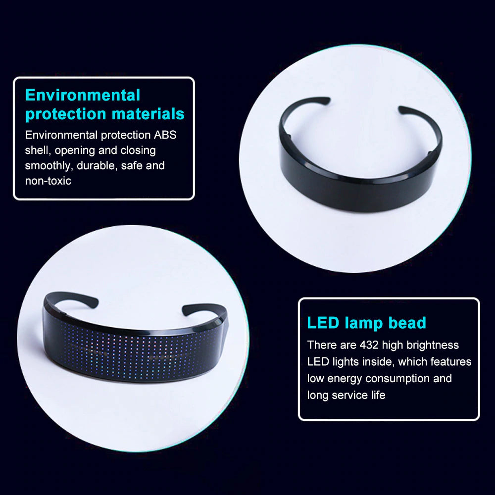 Luminous Eye Glasses Electronic-Free Shipping - aurelia-clothing-8955
