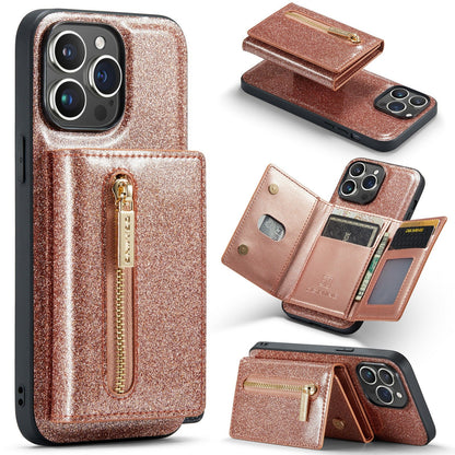 M3 For iPhone 14 Pro Max Glitter Wallet Protective Case iPhone 14 Pro Two In One Magnetic Phone Case - Free Shipping - aurelia-clothing-8955