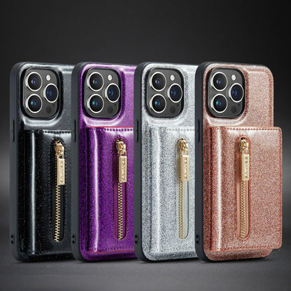 M3 For iPhone 14 Pro Max Glitter Wallet Protective Case iPhone 14 Pro Two In One Magnetic Phone Case - Free Shipping - aurelia-clothing-8955
