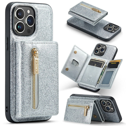 M3 For iPhone 14 Pro Max Glitter Wallet Protective Case iPhone 14 Pro Two In One Magnetic Phone Case - Free Shipping - aurelia-clothing-8955