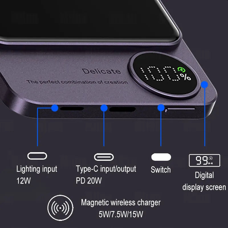 Macsafe Magnetic Power Bank-Free Shipping - aurelia-clothing-8955