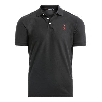 Man Polo Shirt Mens Casual Deer Embroidery Cotton Polo shirt Men Short Sleeve High Quantity polo men - Free Shipping - aurelia-clothing-8955