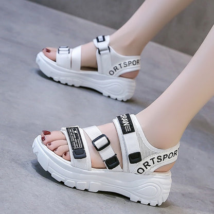 Matsuke thick soled womens shoes student sports sandals - Free Shipping - aurelia-clothing-8955