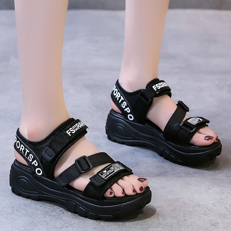 Matsuke thick soled womens shoes student sports sandals - Free Shipping - aurelia-clothing-8955